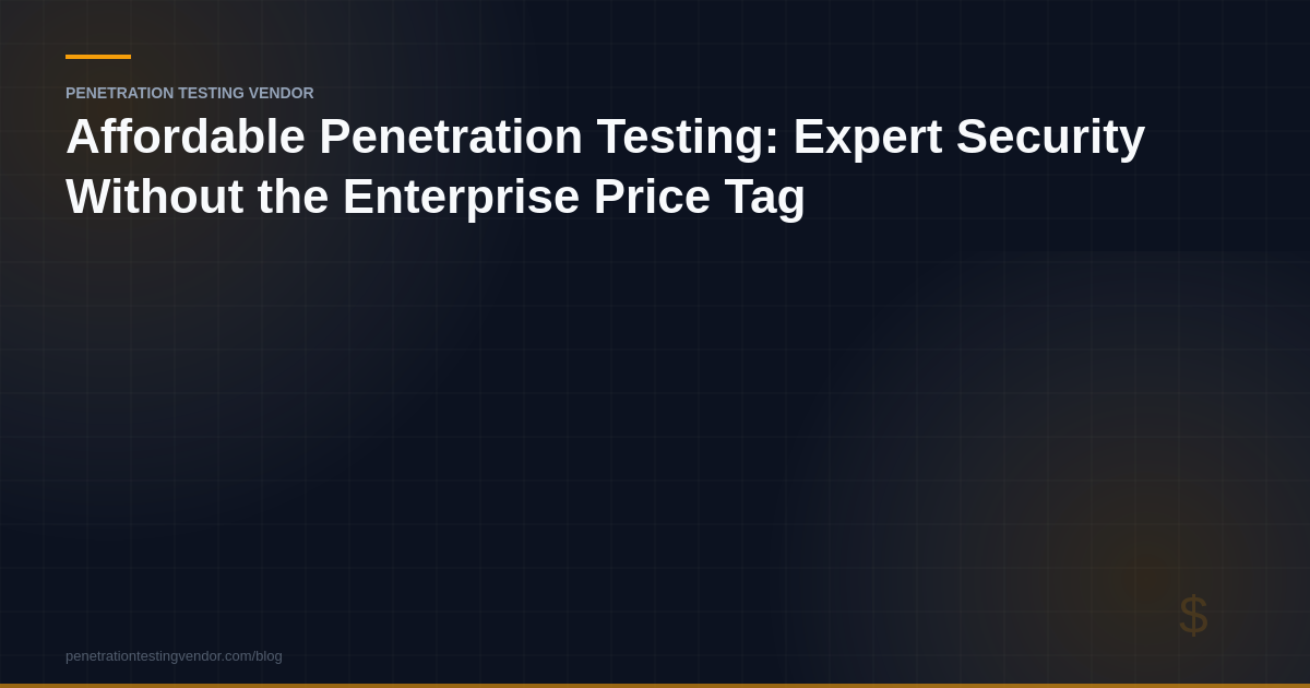 affordable penetration testing