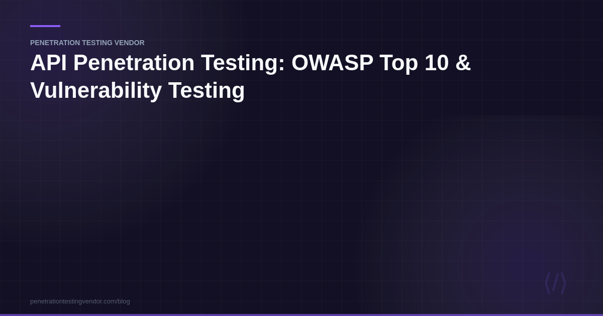 api penetration testing