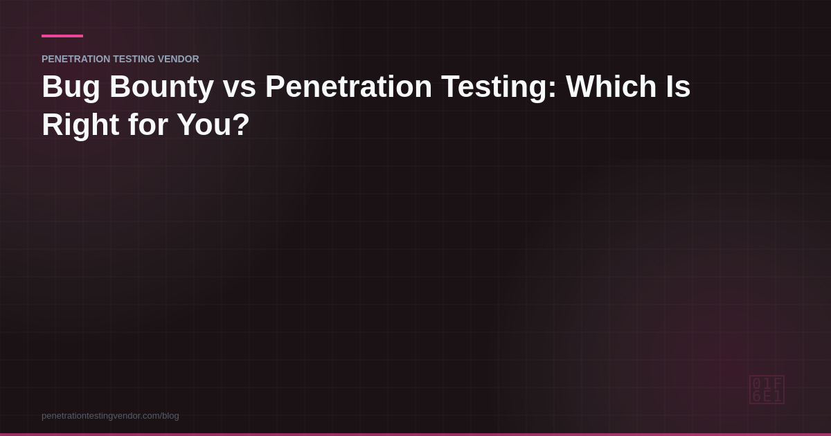 bug bounty vs penetration testing