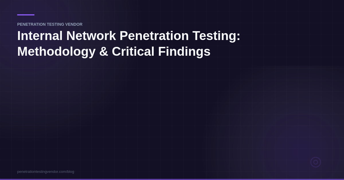 internal network penetration testing