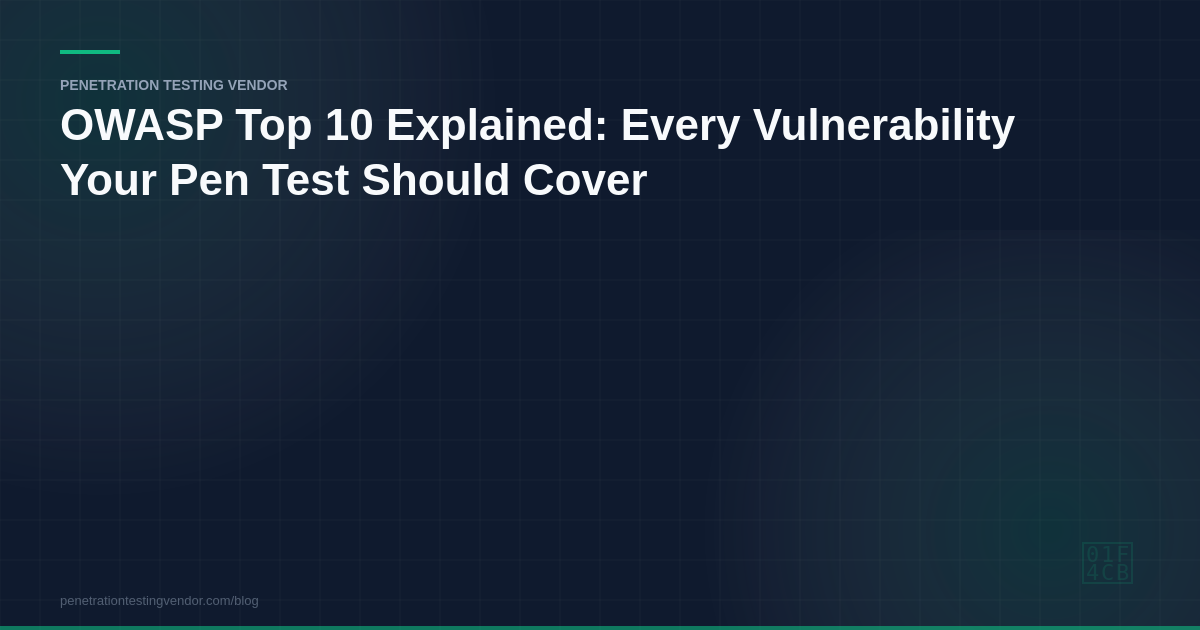 owasp top 10 explained