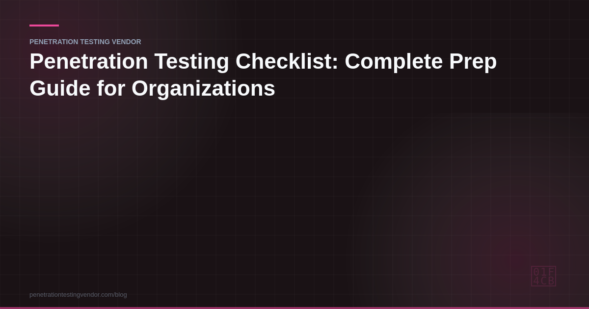penetration testing checklist