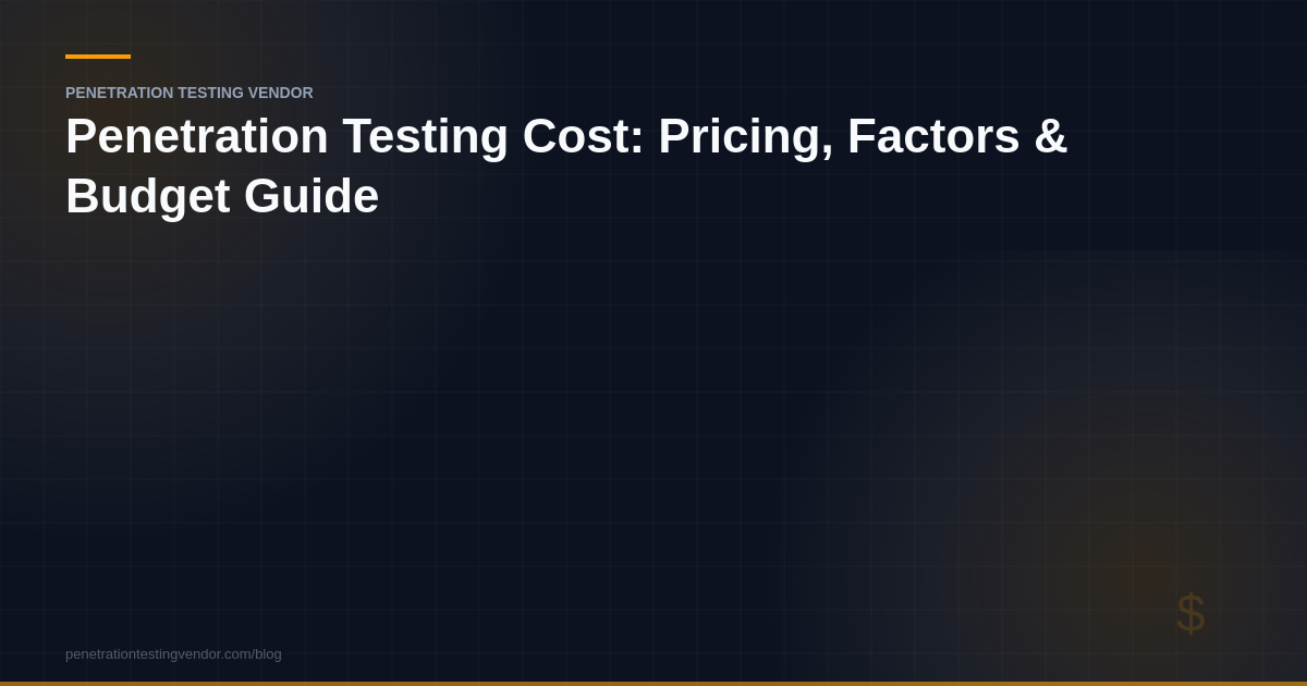 penetration testing cost