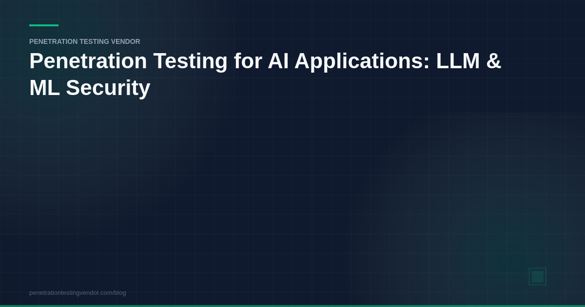 penetration testing for ai applications