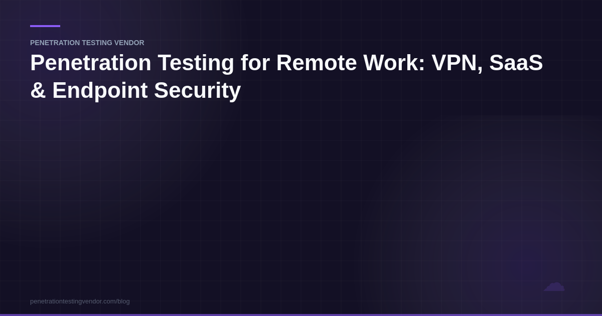 penetration testing for remote work