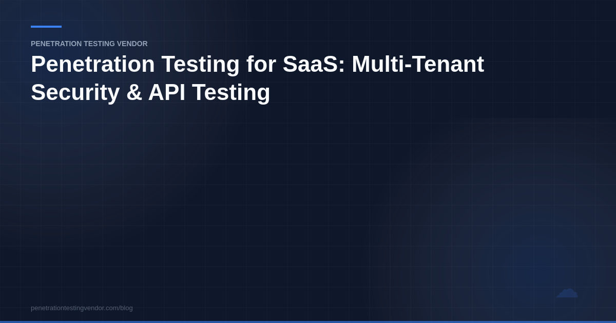 penetration testing for saas