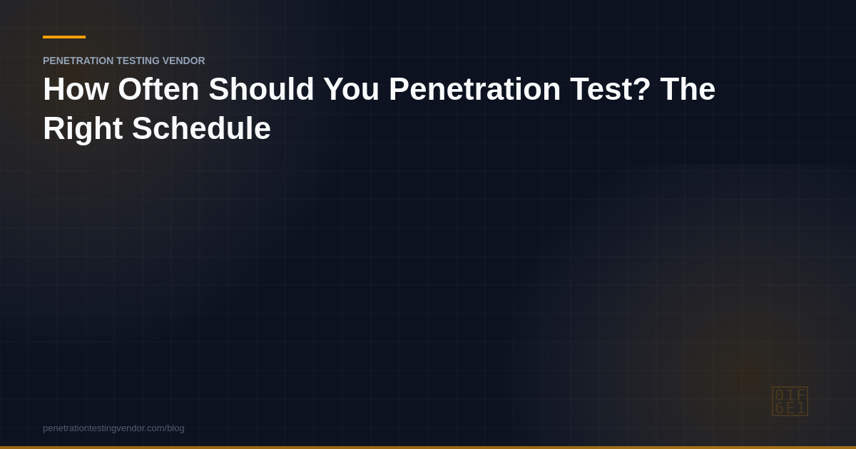 penetration testing frequency