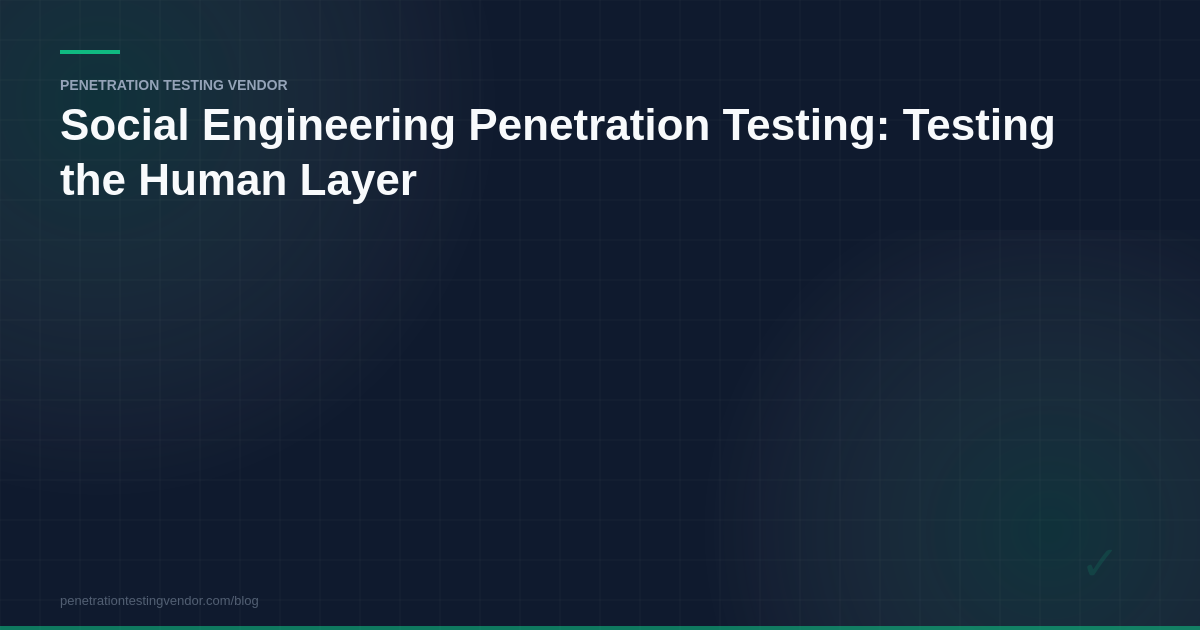 social engineering penetration testing